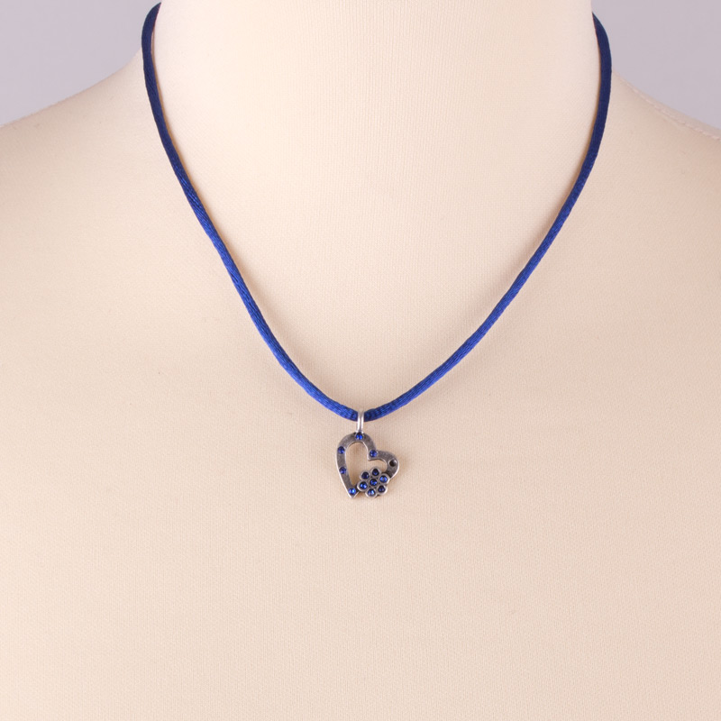 PY-Band-Halskette mit Herz SL861KI-15